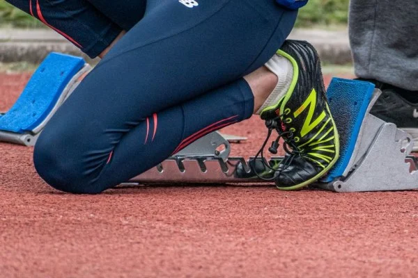 sprinter starting blocks track